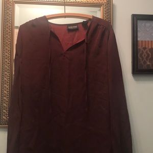 Cute burgundy New York women’s large flowing